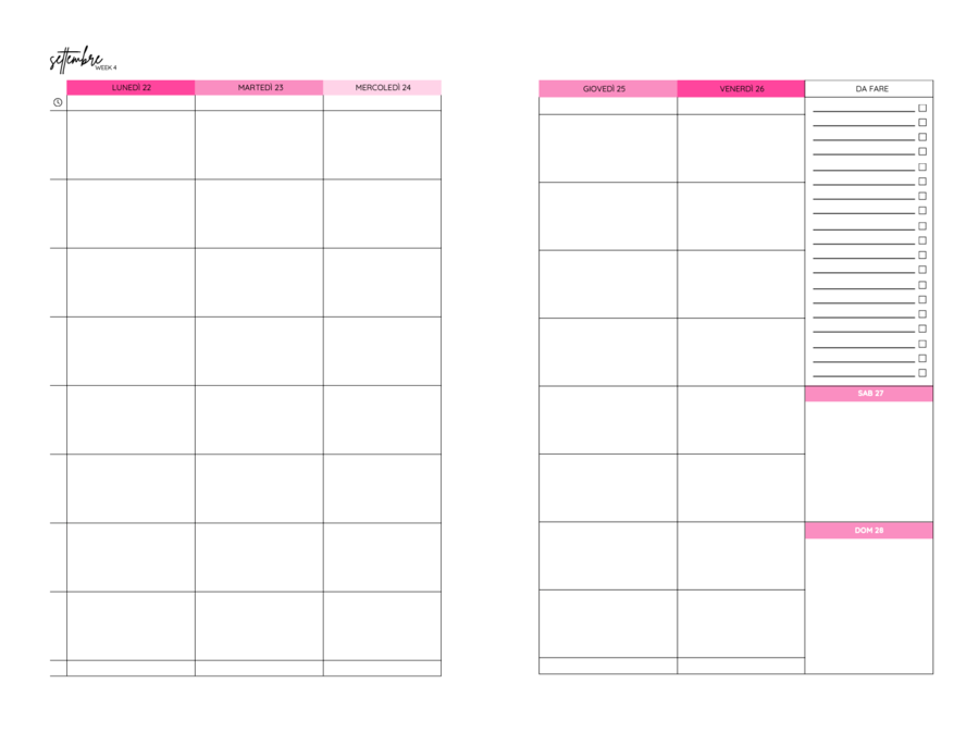 La BellAgenda 2025/2026 - Teacher Planner (Fucsia)