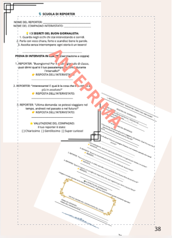 Progetto didattico per la Festa dei Nonni (Scuola Primaria). Include storia, schede di scrittura, diplomi, intervista, cartellone di classe, Pixel Art e regali immateriali. Pronto da stampare!