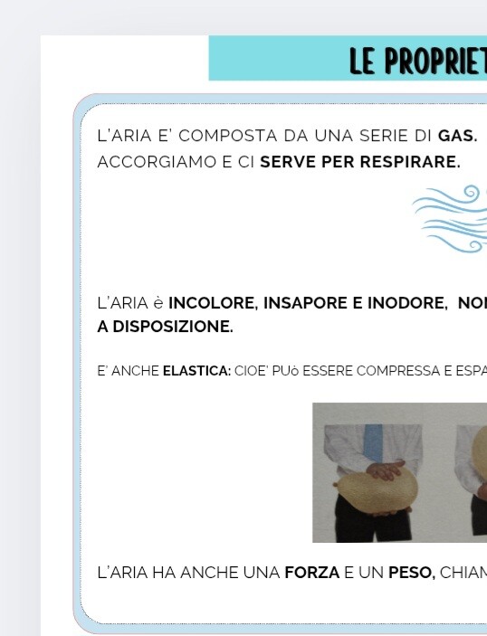 Le proprietà dell'acqua e la pressione atmosferica