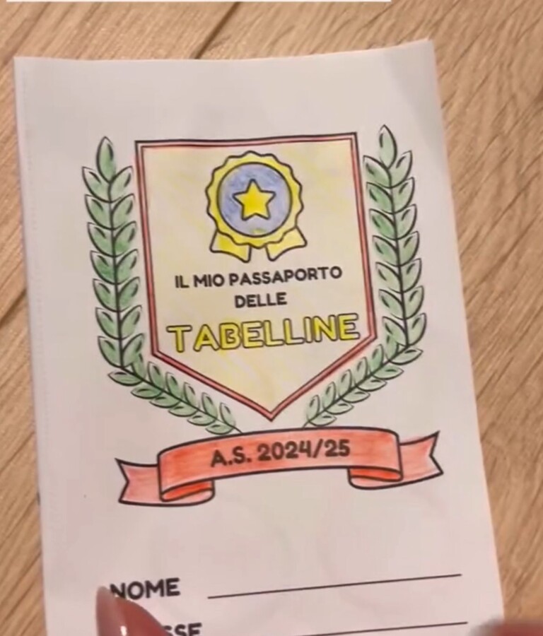 Passaporto delle tabelline