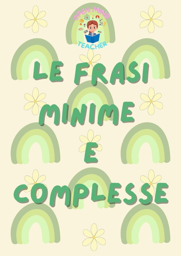 Frasi minime e complesse