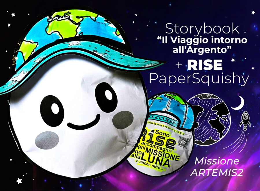RISE "Missione Artemis2" STORYBOOK+PAPERSQUISHY