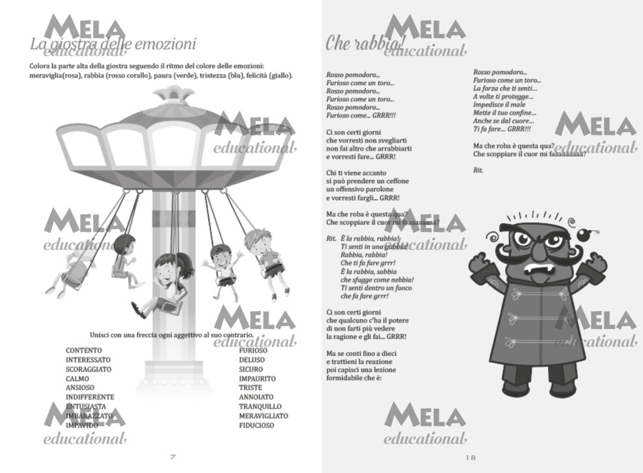 La giostra delle emozioni - libro con canzoni