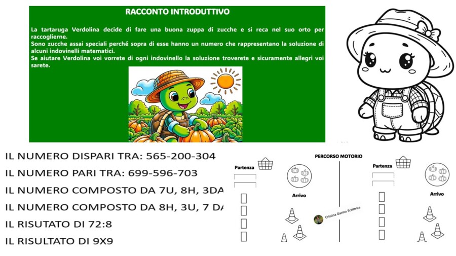 NEL CAMPO DI ZUCCHE IN COMPAGNAI DI VERDOLINA