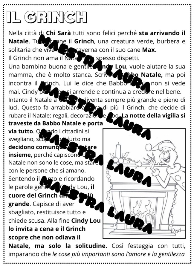 IL GRINCH: storia e comprensione