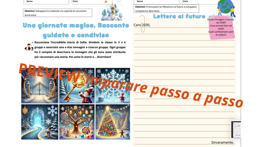 ❄️ Riparti con allegria: attività di scrittura creativa per un inverno magico. Ideali per gennaio