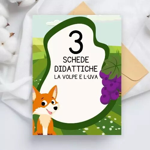 Schede didattiche La volpe e l'uva - Esopo