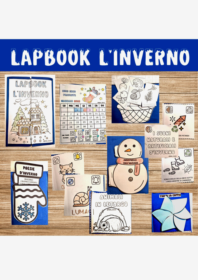 ❄️ Lapbook d’Inverno