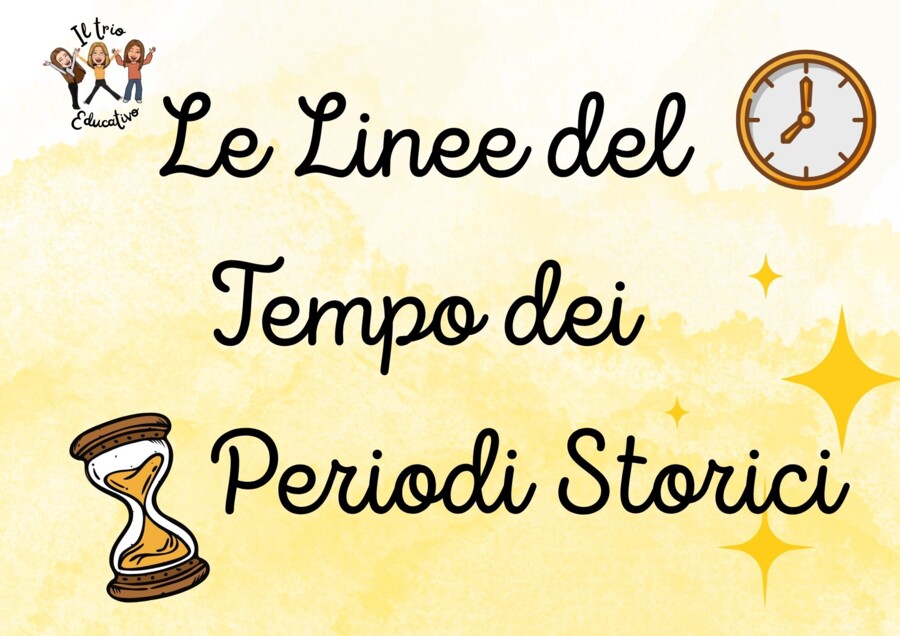 Le linee del tempo dei periodi storici