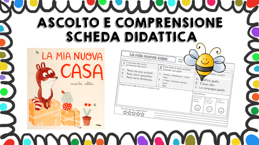 La mia nuova casa - scheda didattica comprensione