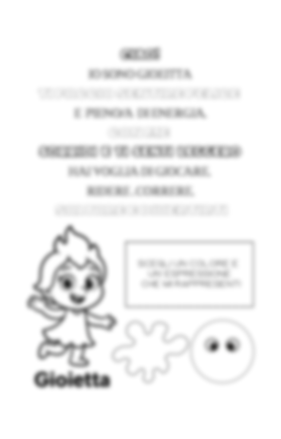 PERCORSO SULLE EMOZIONI