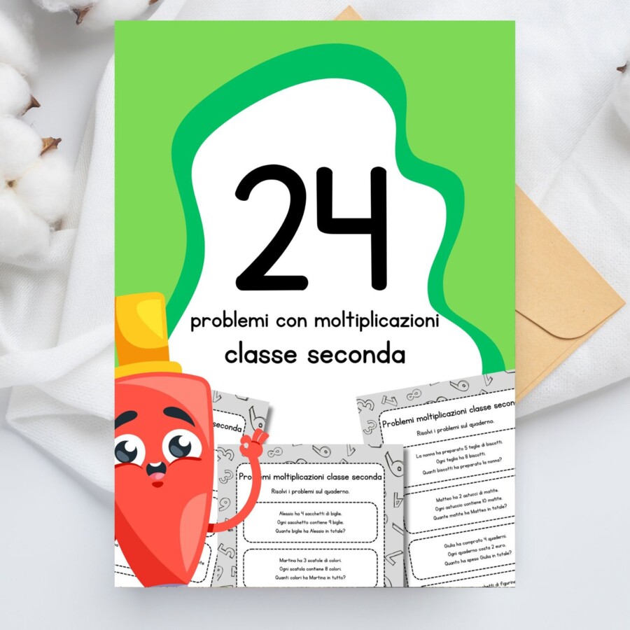 Problemi con le moltiplicazioni per la classe seconda