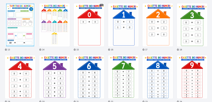 Matematica con le Mani – Kit Manipolativo 0-20