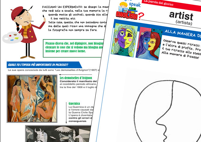 Picasso spiegato ai bambini