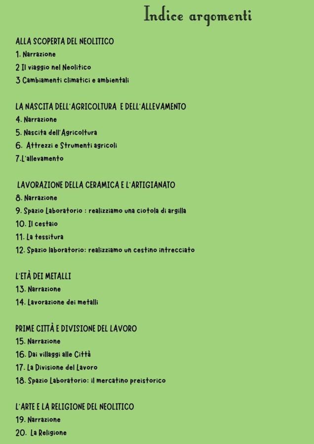 La Rivoluzione Neolitica e l'Età dei Metalli