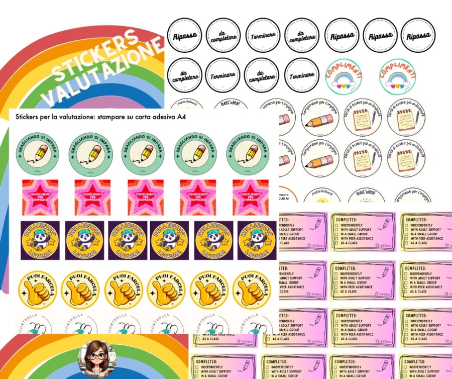 Stickers per la valutazione