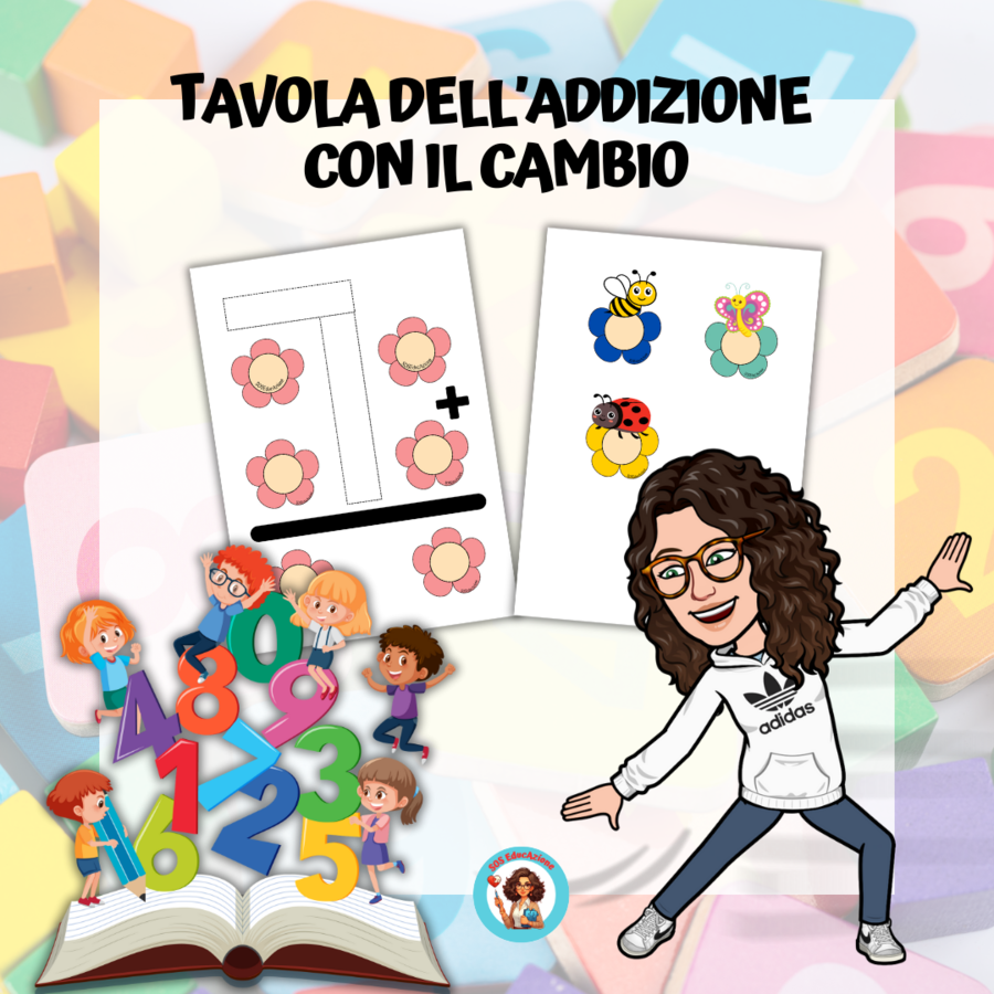 TAVOLA DELL'ADDIZIONE CON IL CAMBIO