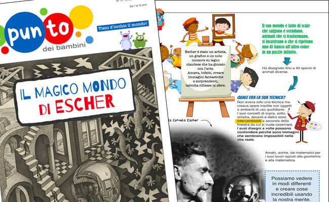 Escher spiegato ai bambini
