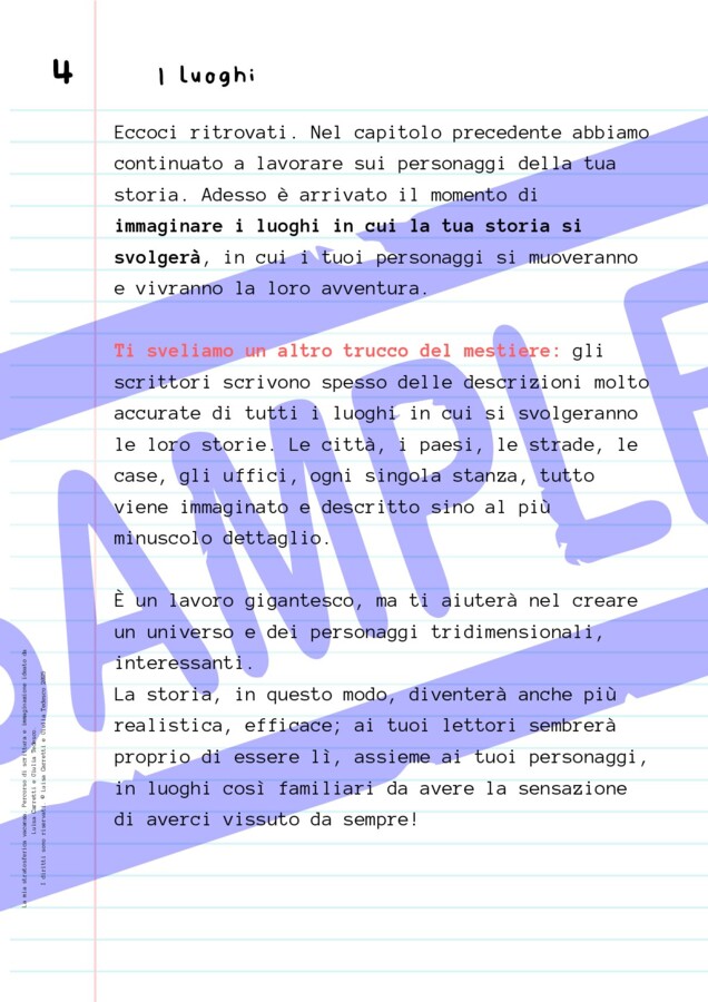 LA MIA STRATOSFERICA VACANZA - Quaderno di scrittura, enigmistica e immaginazione - Capitolo 4, I luoghi.