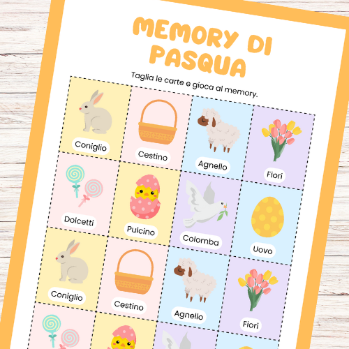 Caccia alle uova di Pasqua da stampare
