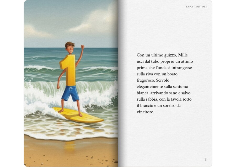 Kit Completo 'Il Migliaio': Presentazione Interattiva, Casa del 1000 e Storia del Surfista!