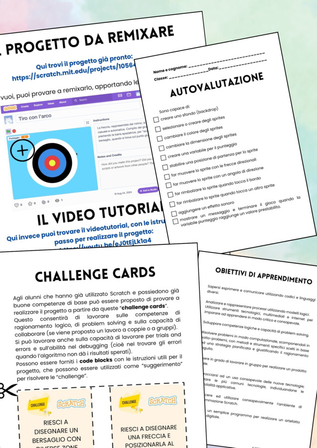 Giochi olimpici con Scratch: il tiro con l'arco