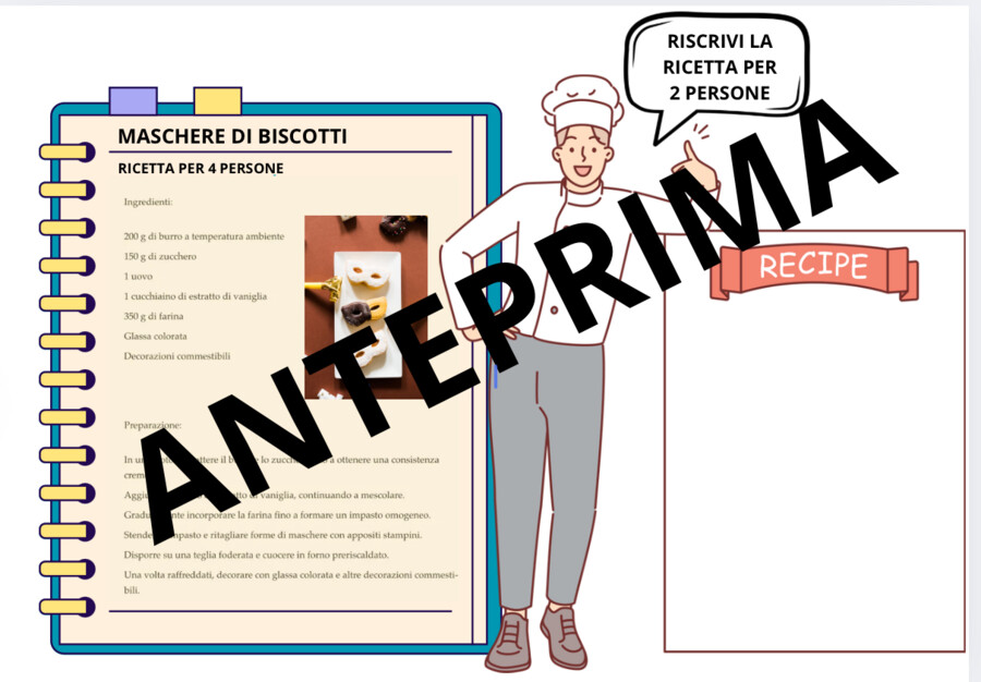 Dolci di carnevale / misure di peso e capacità classe quarta
