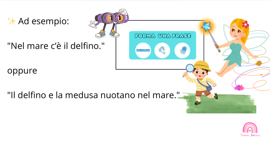 CREA UNA FRASE CON LE IMMAGINI-SCUOLA DELL'INFANZIA-25 PAG.