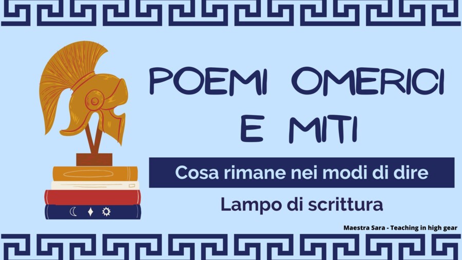 Un lampo di scrittura a partire da poemi omerici e miti