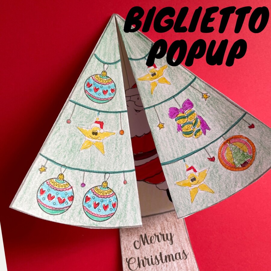 2 Biglietti di Natale POPUP da costruire