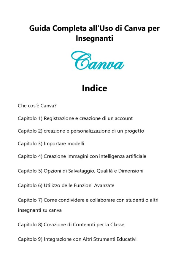Guida Canva per insegnanti
