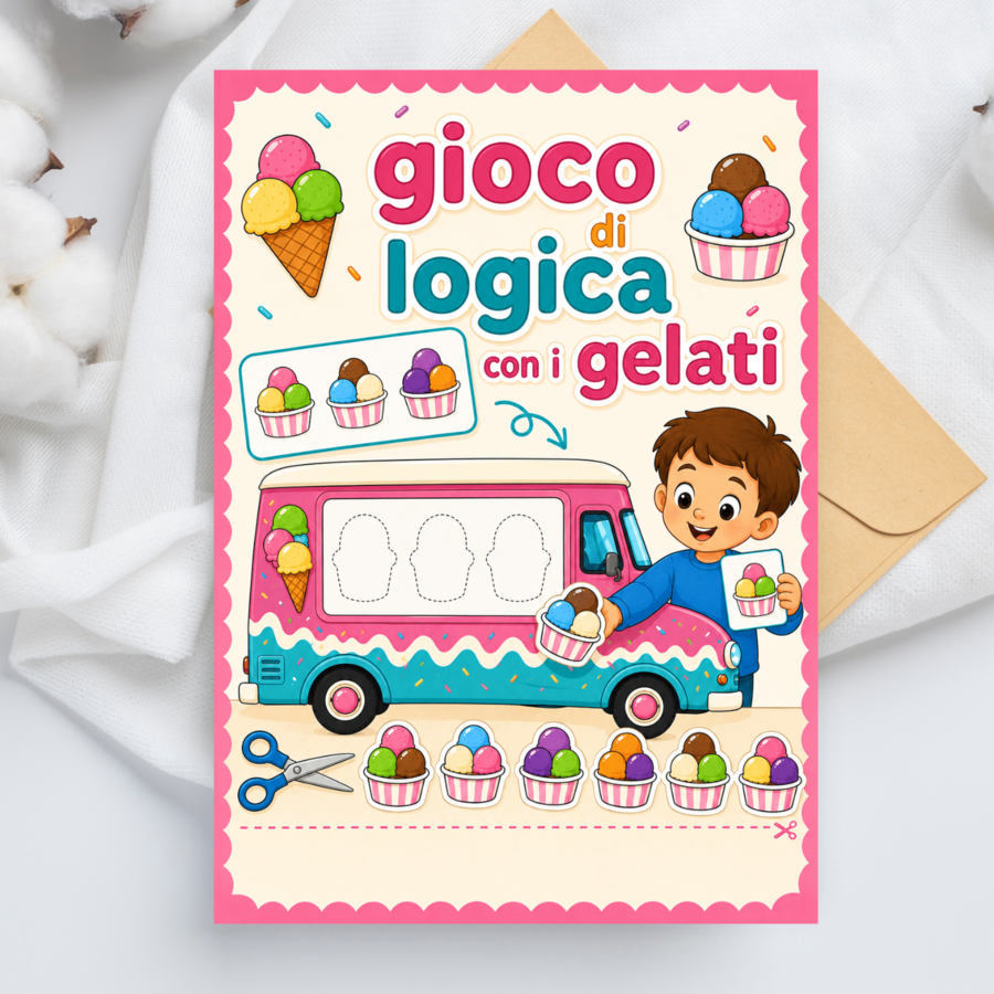 Gioco di logica con i gelati