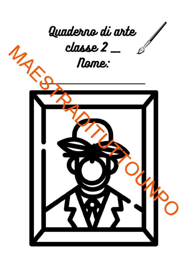 QUADERNO DI ARTE E IMMAGINE CL 2