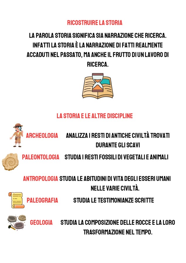 Ricostruire la storia