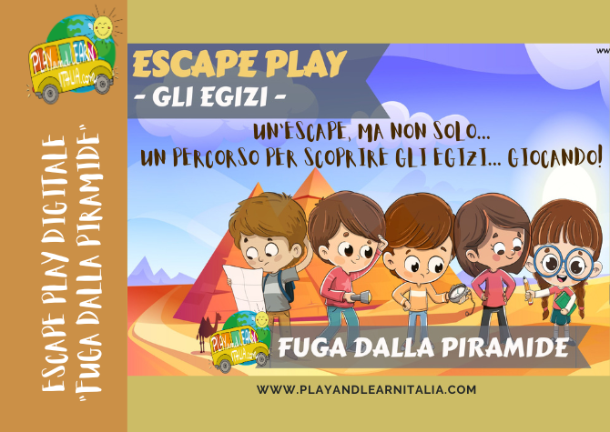 ESCAPE PLAY SUGLI EGIZI_"FUGA DALLA PIRAMIDE"