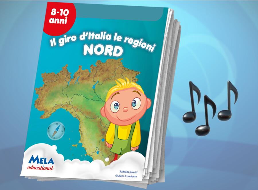 Le regioni d'Italia - libro con canzoni