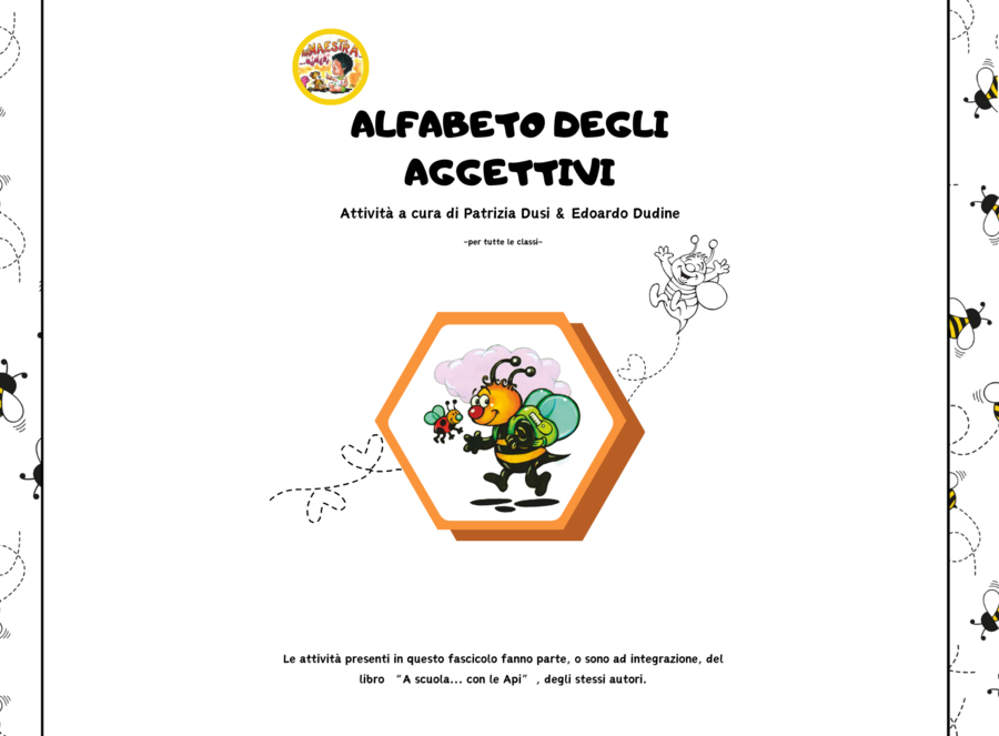 ALFABETO DEGLI AGGETTIVI - API -