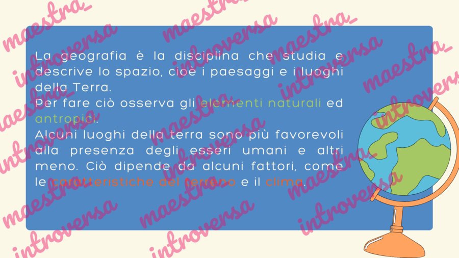 Materiali geografia classe terza