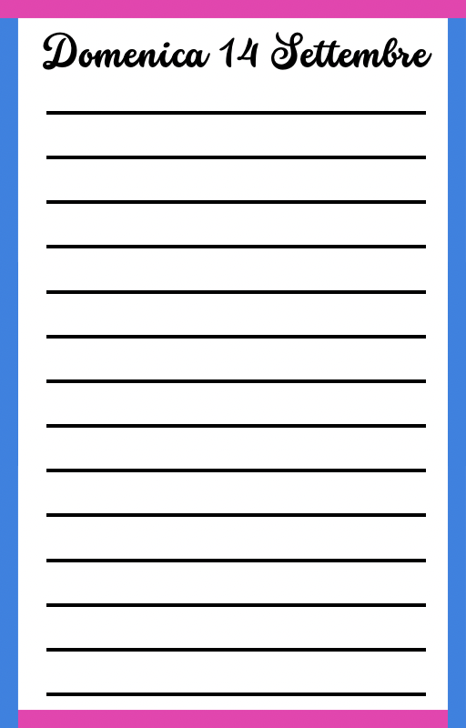La mia agenda docente