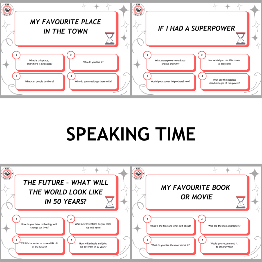 Speaking - 50 topics