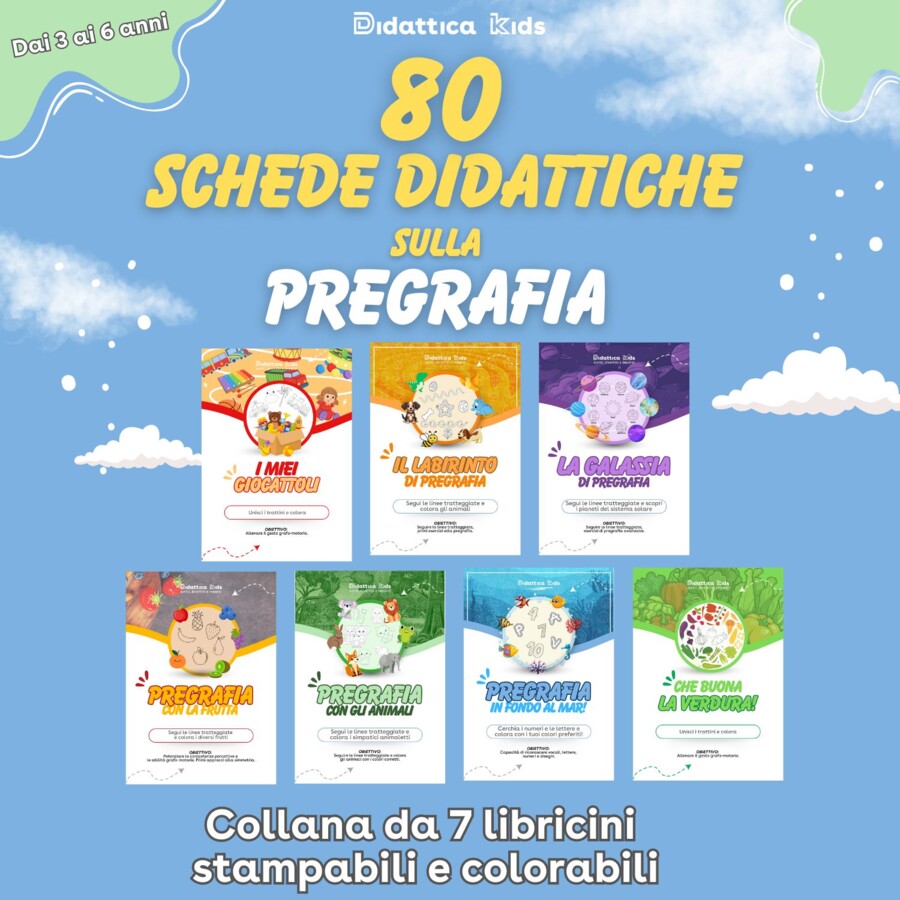 Pregrafismo e prerequisiti: più di 80 pagine di attività per imparare a scrivere in modo divertente!