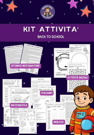 🚀 In viaggio con Capitan Leo – Kit Didattico Back to School  - Classe V°