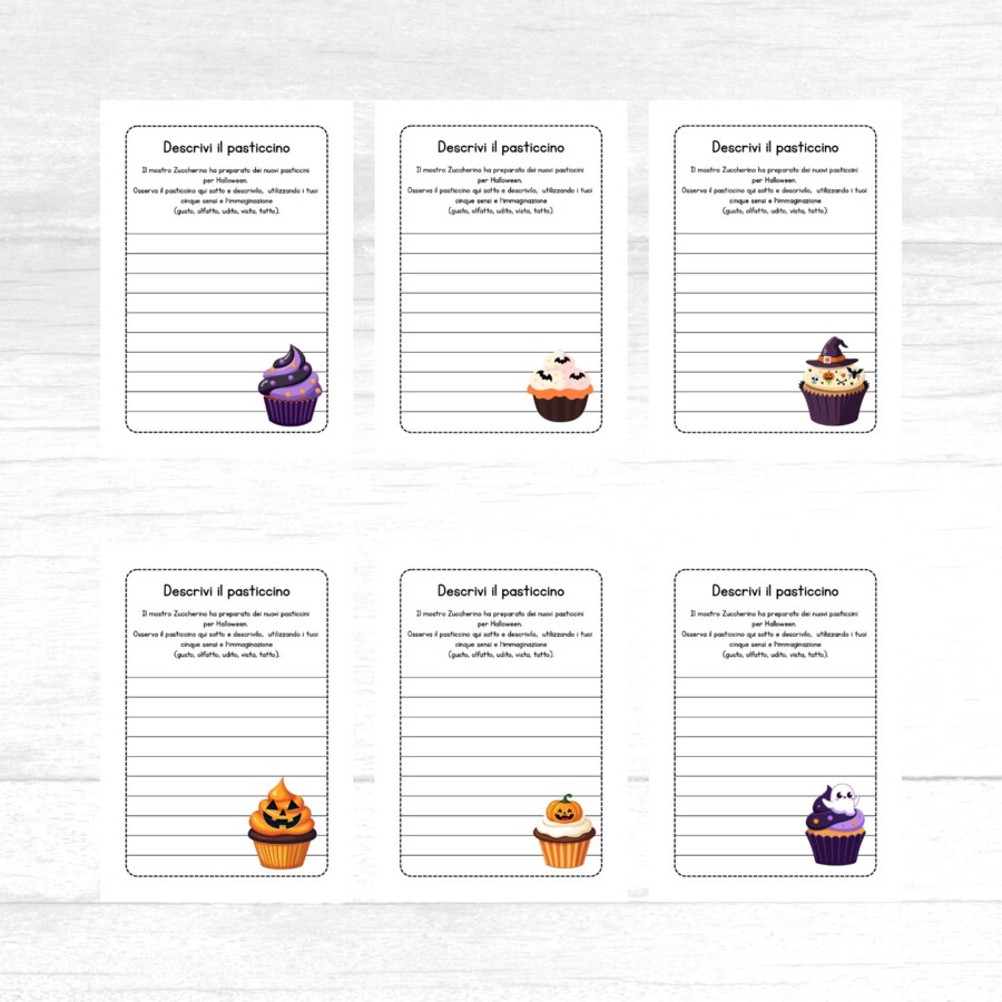 "Pasticcini Spaventosi" - descrivi il pasticcino di Halloween