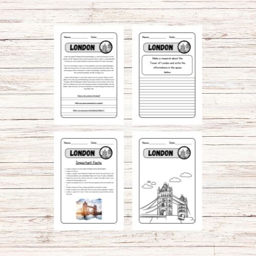 London reading comprehension - Lettura e comprensione su Londra