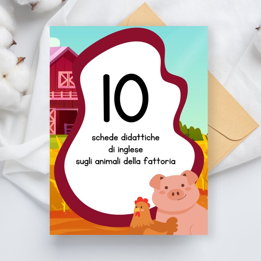 Farm Animals schede didattiche in inglese per la scuola primaria