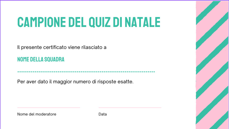 Quiz matematico prima delle vacanze di Natale