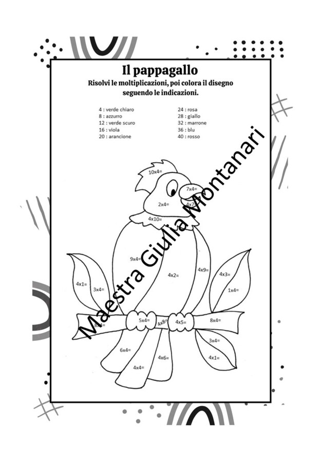 Libro "Mi diverto con le tabelline"