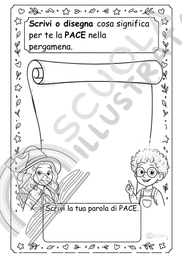 Schede didattiche Illustrate - giornata Internazionale della pace