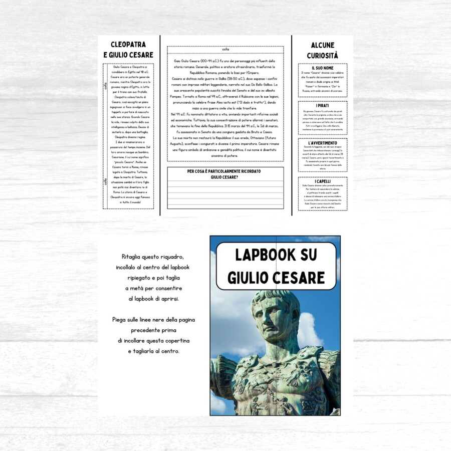 Lapbook Giulio Cesare scuola primaria