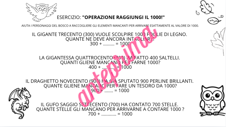 I NUMERI FINO A 1000: attività per l'inizio anno in classe 3^ | Ripasso dei numeri fino a 999 e introduzione al concetto di migliaia